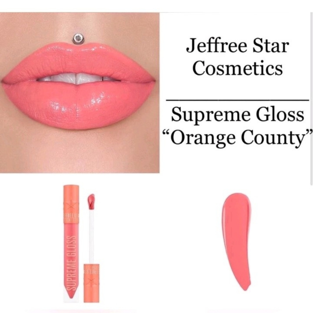 New Jeffree Star Cosmetics Supreme Lip Gloss Orange County